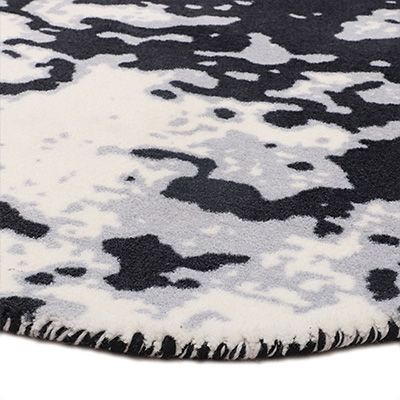 Thumbnail of artisan wool and silk designer rug